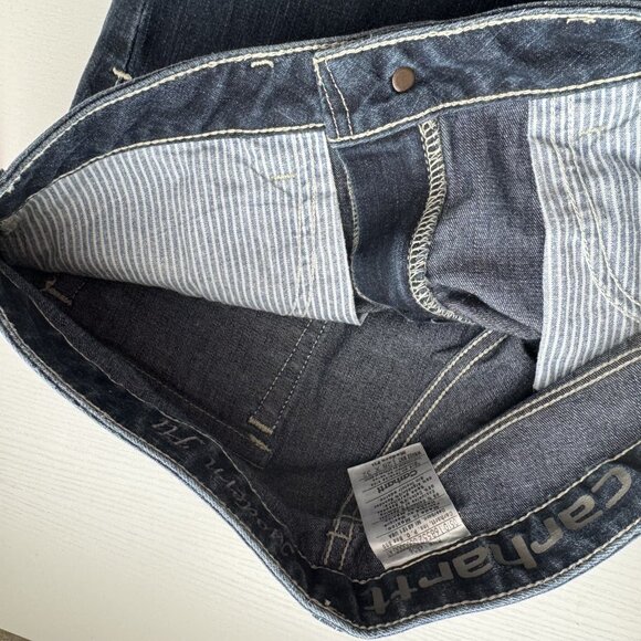 Carhartt Modern Fit Women’s Jeans 28x32 | Classic Dark Wash - Picture 3 of 7